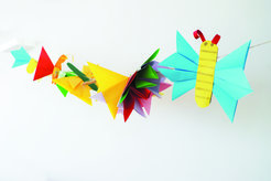 Paper butterflies